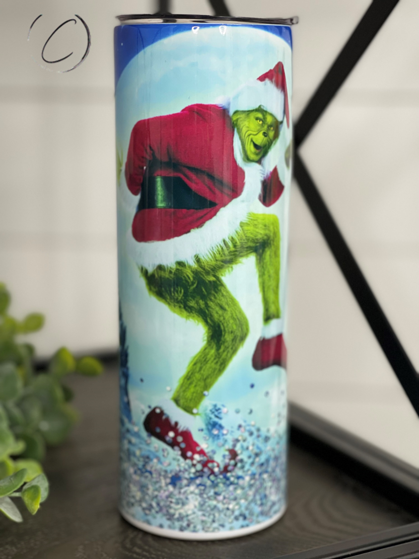 The Grinch Throat Punch 20oz Skinny Tumbler