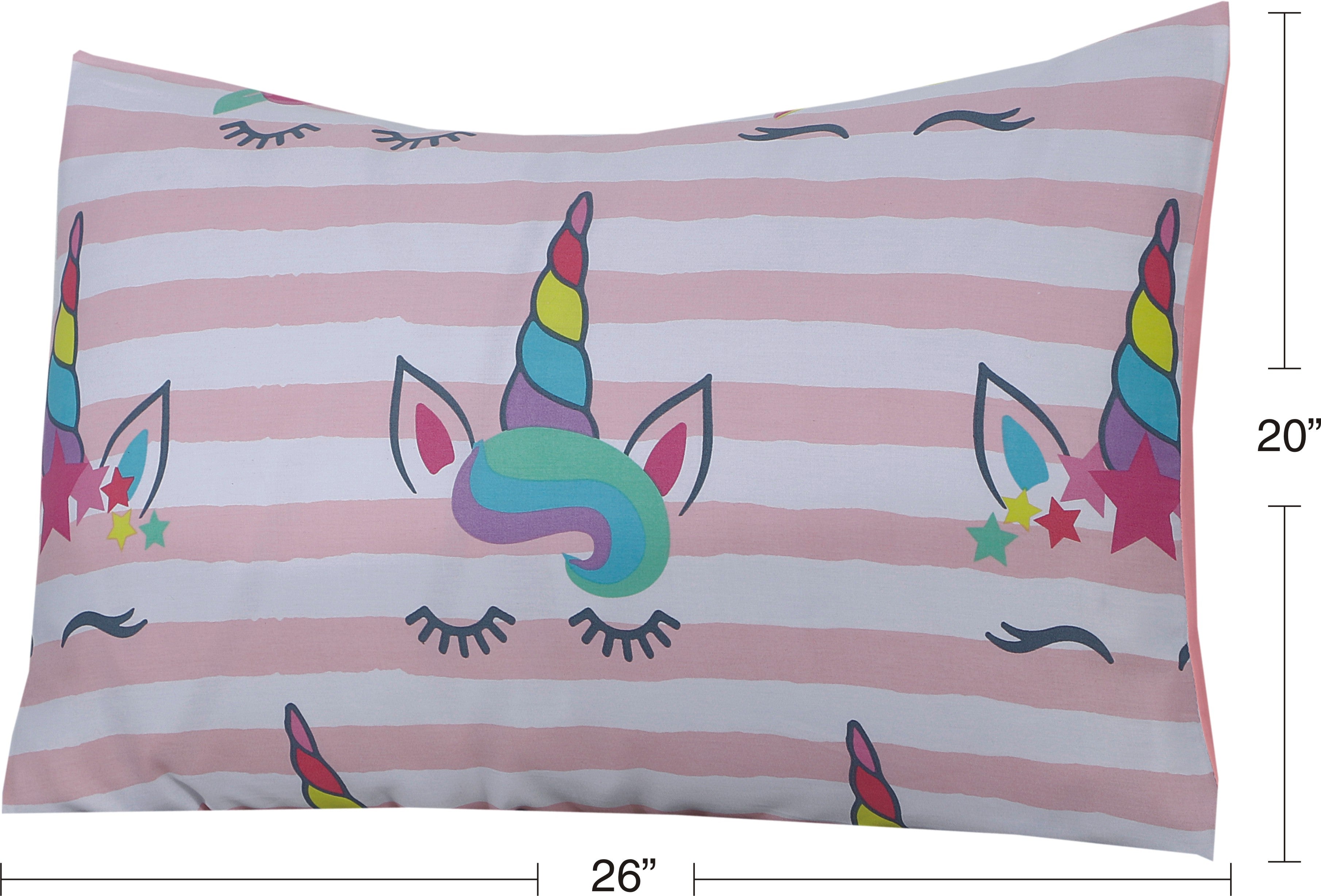 Kids bedding - Duvet Cover - Twin Size - Magical Unicorn print