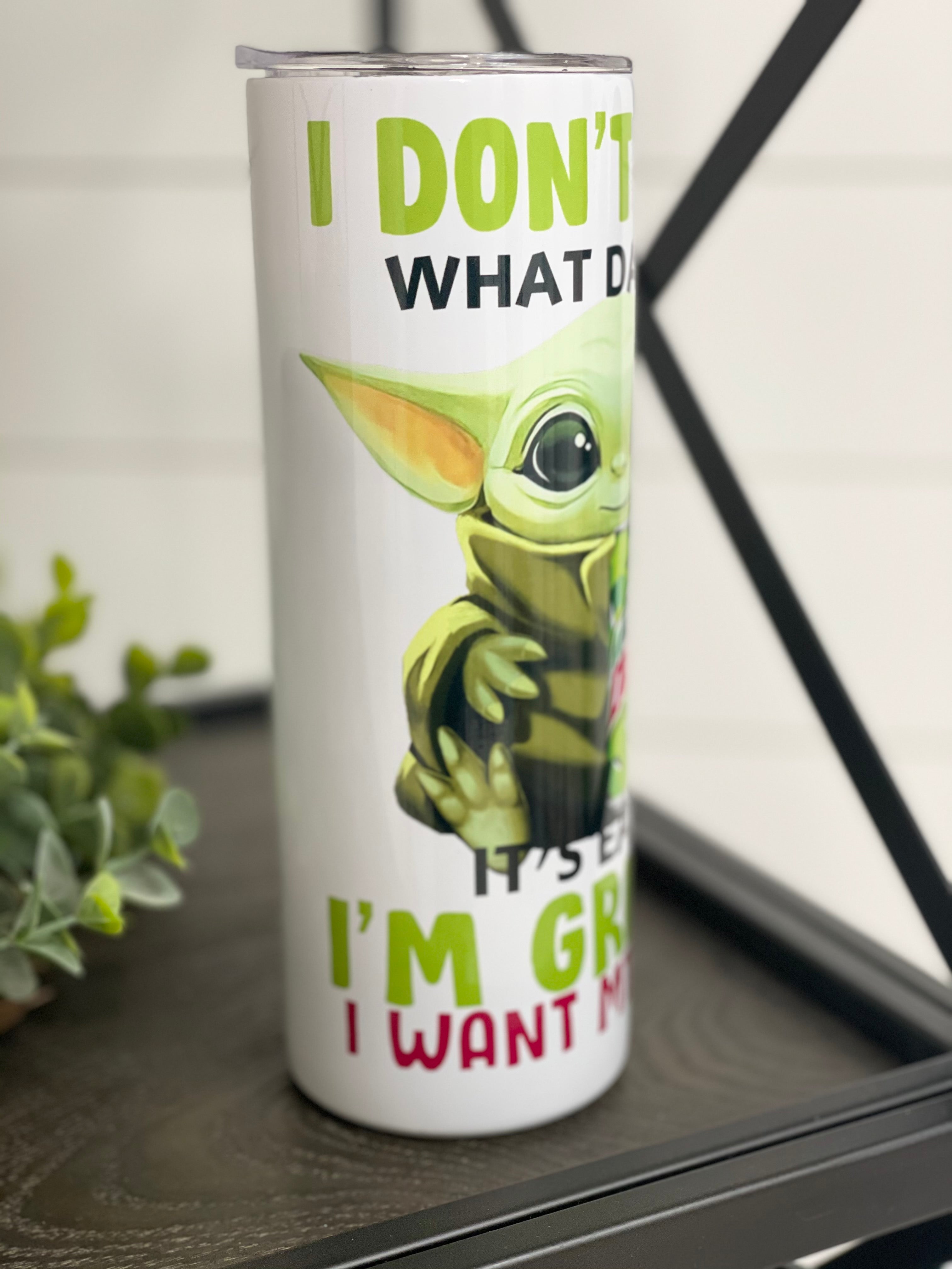 Mountain Dew Yoda 20oz Skinny Tumbler