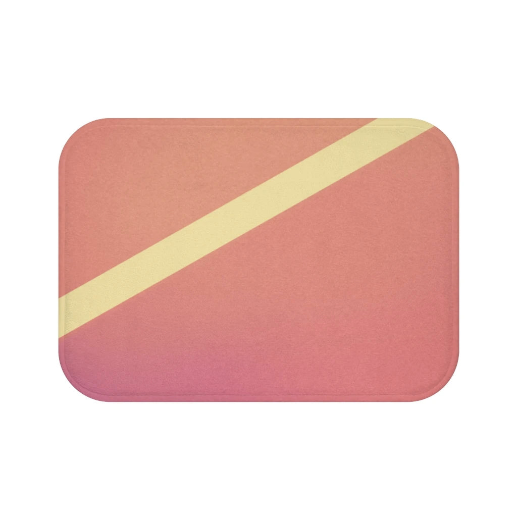 Pink Gradient Abstract Bath Mat Home Accents | Yellow Pandora