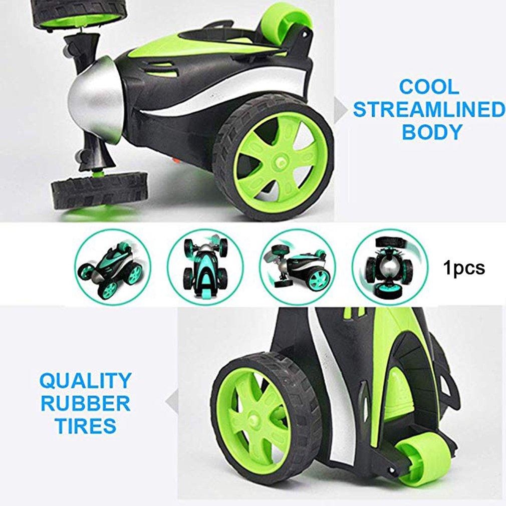 Wireless Remote Control Jumping Flip Wheels Toy Car