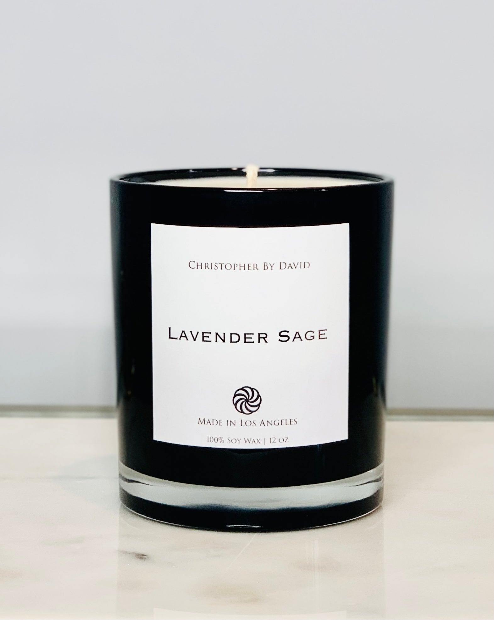 Lavender Sage - 12 oz 100% Soy Wax Candle | Ruby Molly