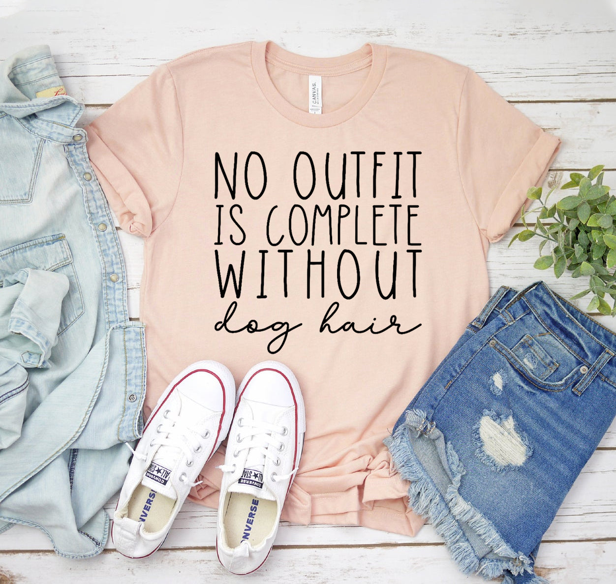 No Outfit Is Complete Without Dog Hair T-shirt | Agate