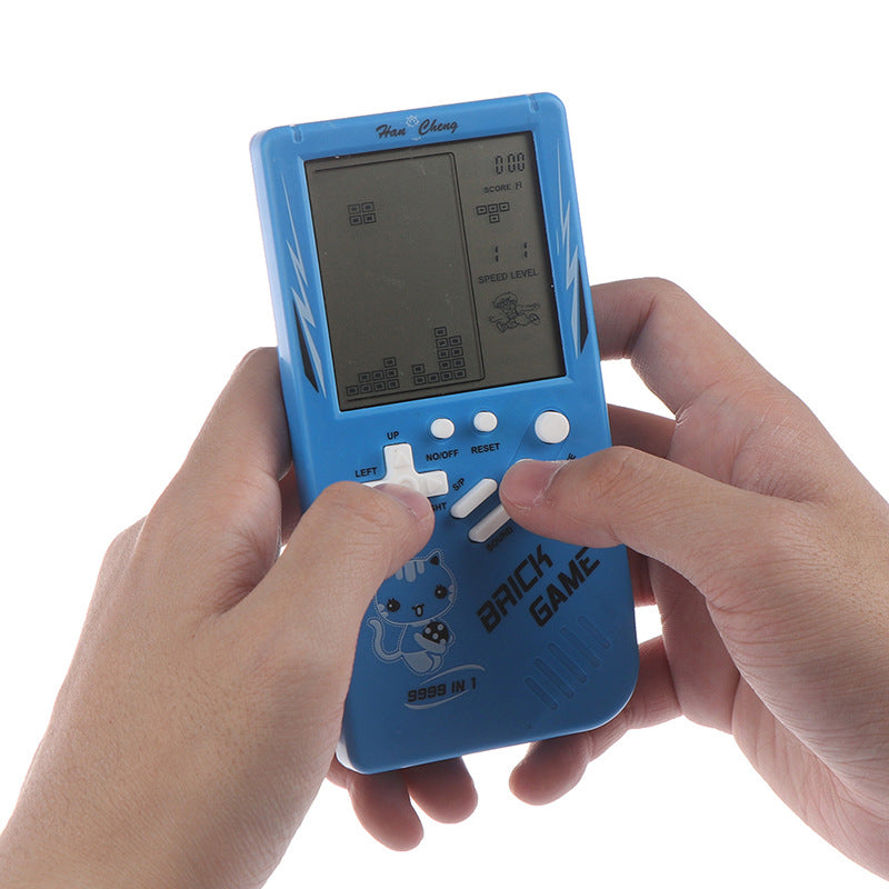 Retro Childhood Tetris Handheld Game Player, Blue