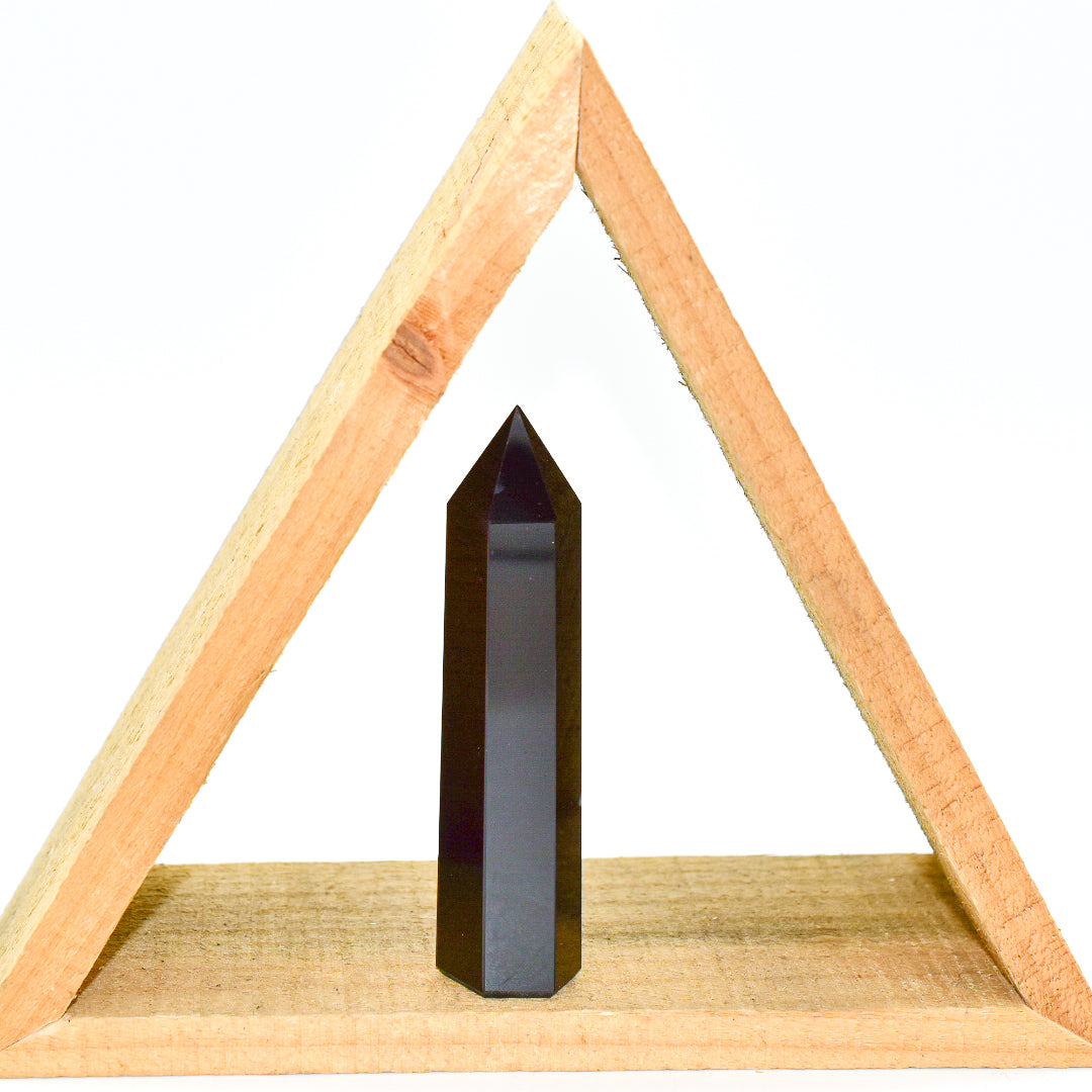 Black Onyx Crystal Point