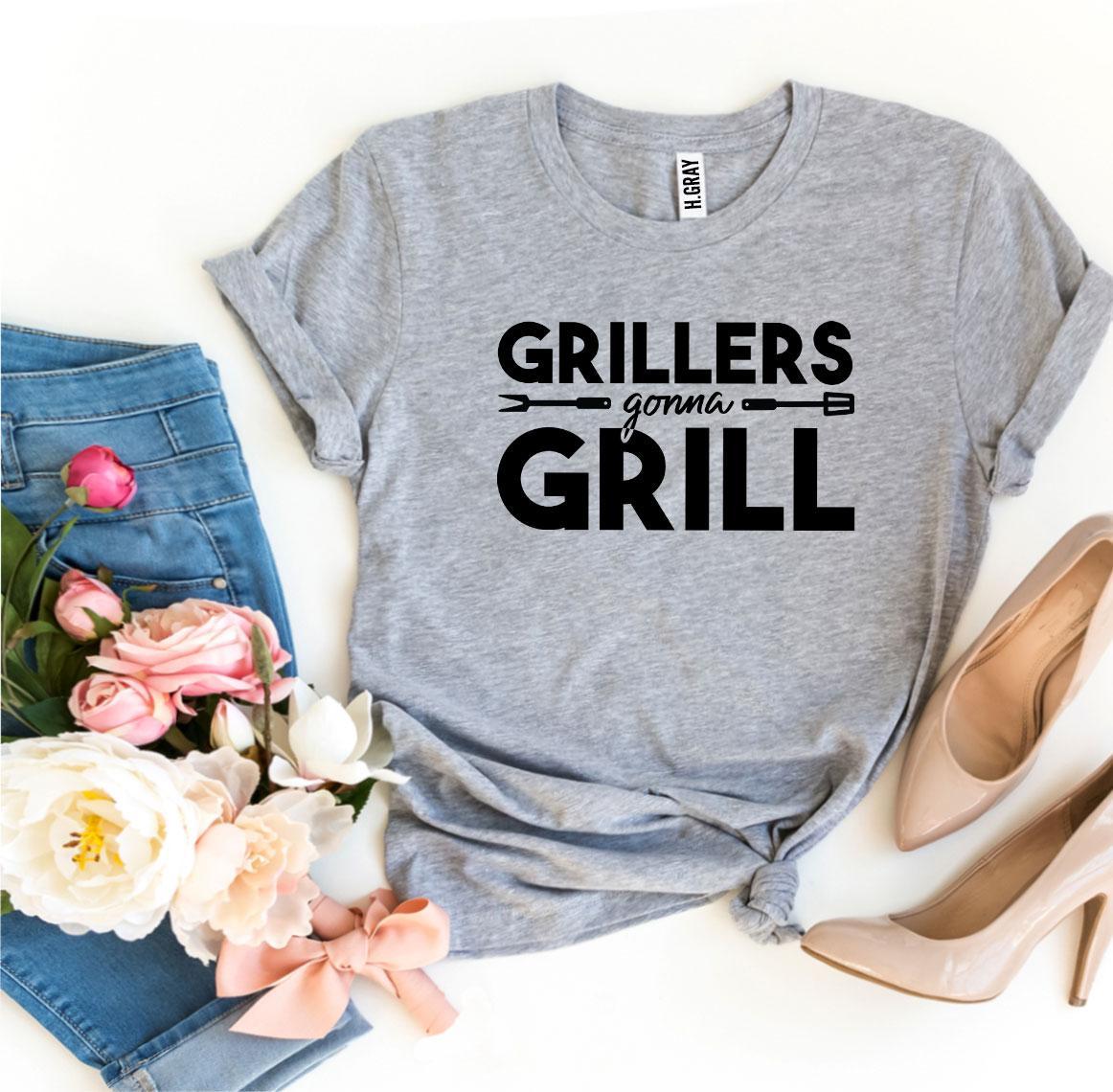 Grillers Gonna Grill T-shirt | Agate