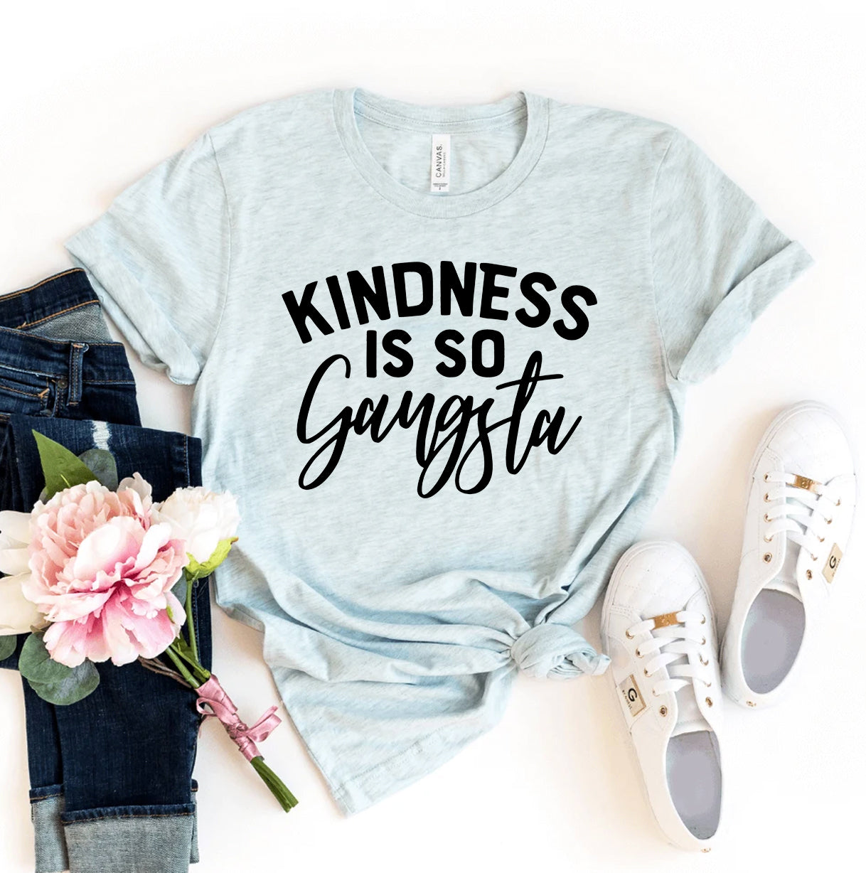 Kindness Is So Gangsta T-shirt | Agate