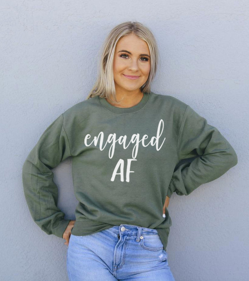 Engaged AF Sweatshirt | Agate