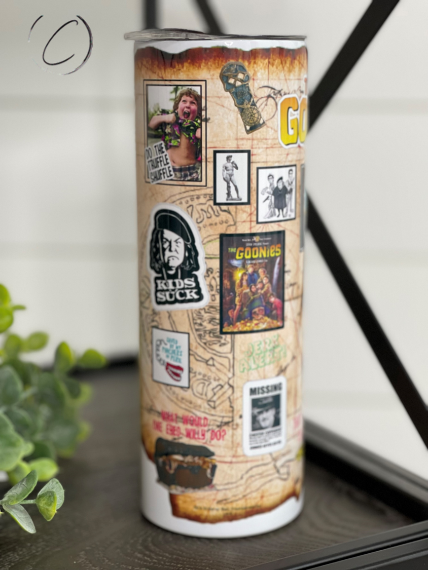 The Goonies 20oz Skinny Tumbler