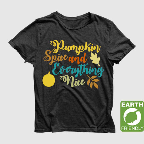 Eco Friendly Fall Pumpkin Spice Unisex T-Shirt