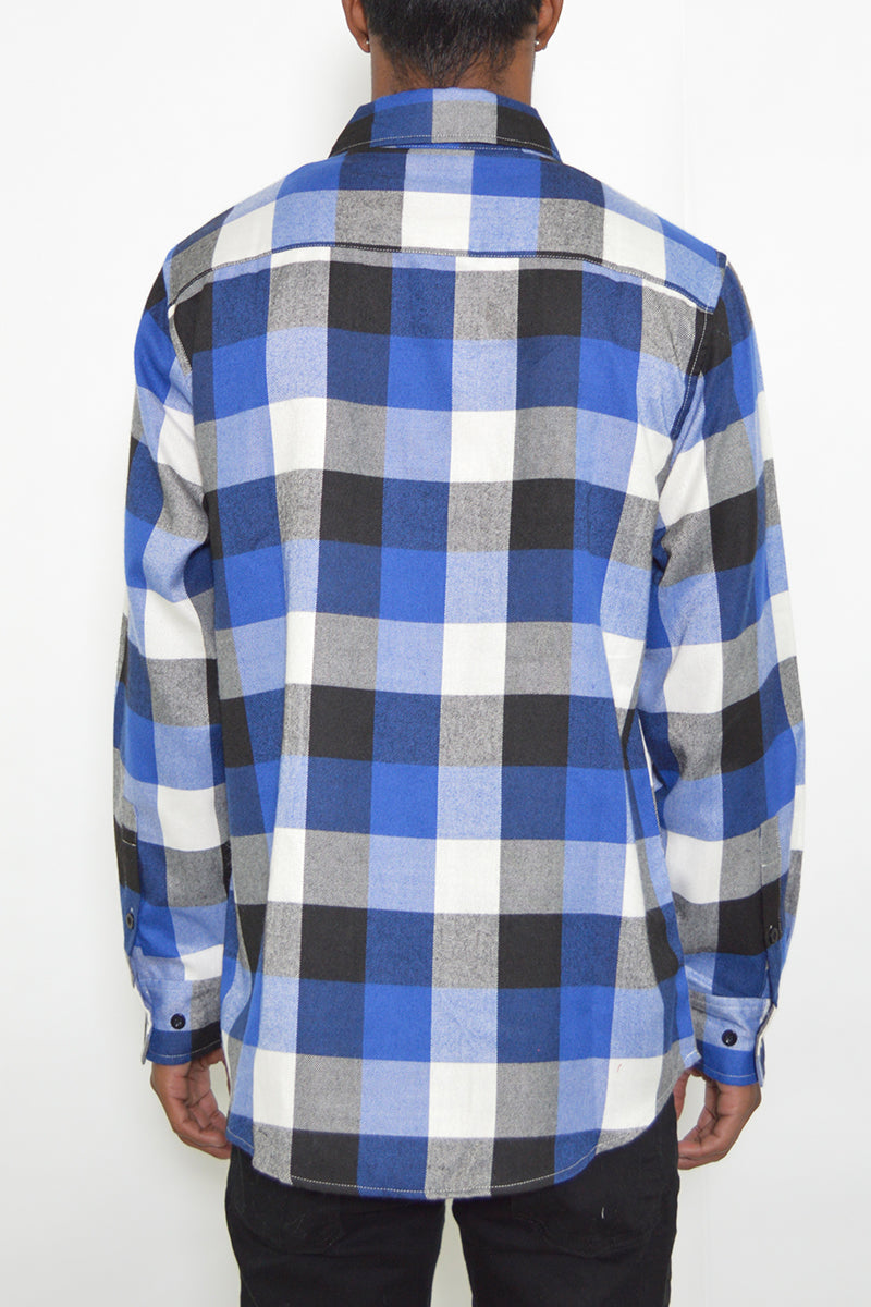 Long Sleeve Checkered Flannel