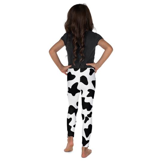 Kids Cow Print Leggings