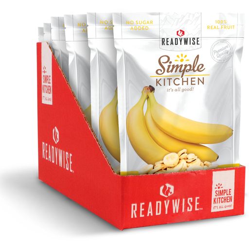 6 CT Case Simple Kitchen Bananas