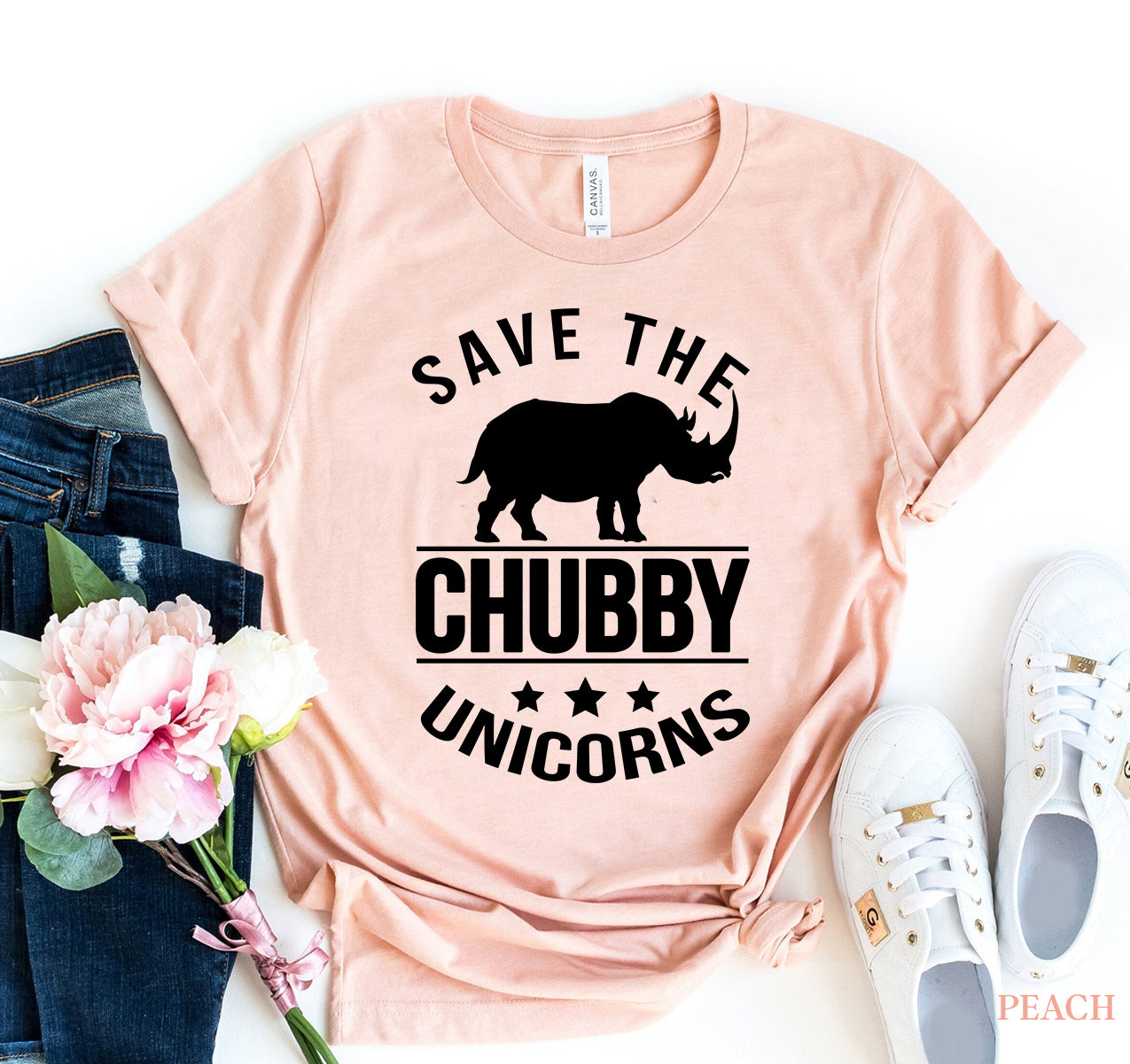 Save The Chubby Unicorns T-shirt | Agate