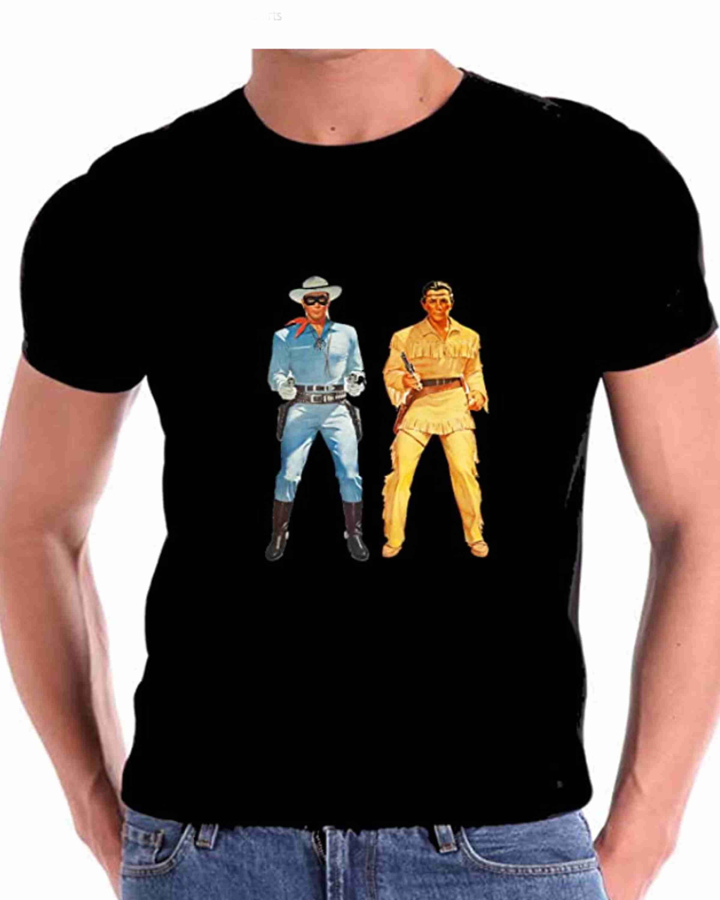 Lone Ranger and Tonto T shirt for men