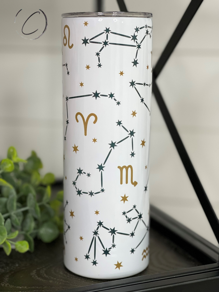 Zodiac 20oz Skinny Tumbler