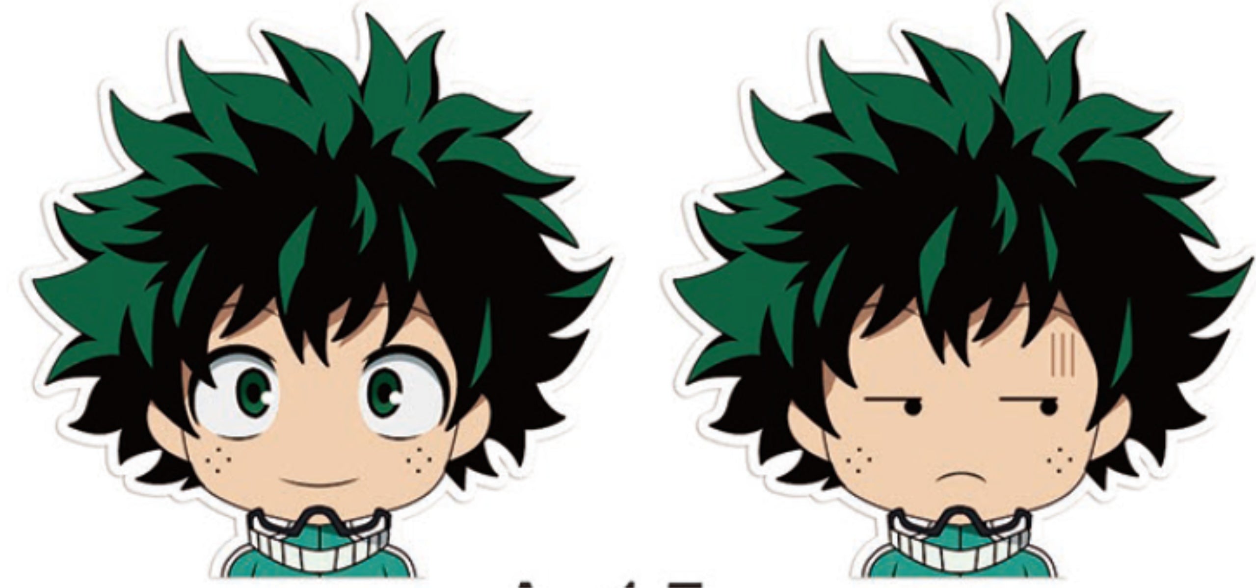 My Hero Academia Midoriya 3D Anime Lenticular Motion Flip Sticker