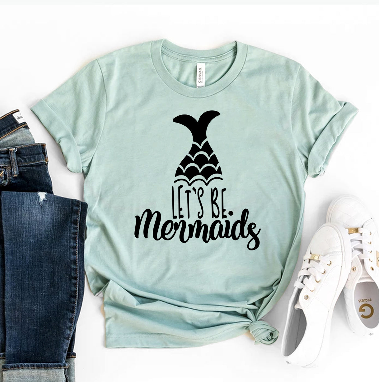 Let's Be Mermaids T-shirt | Agate