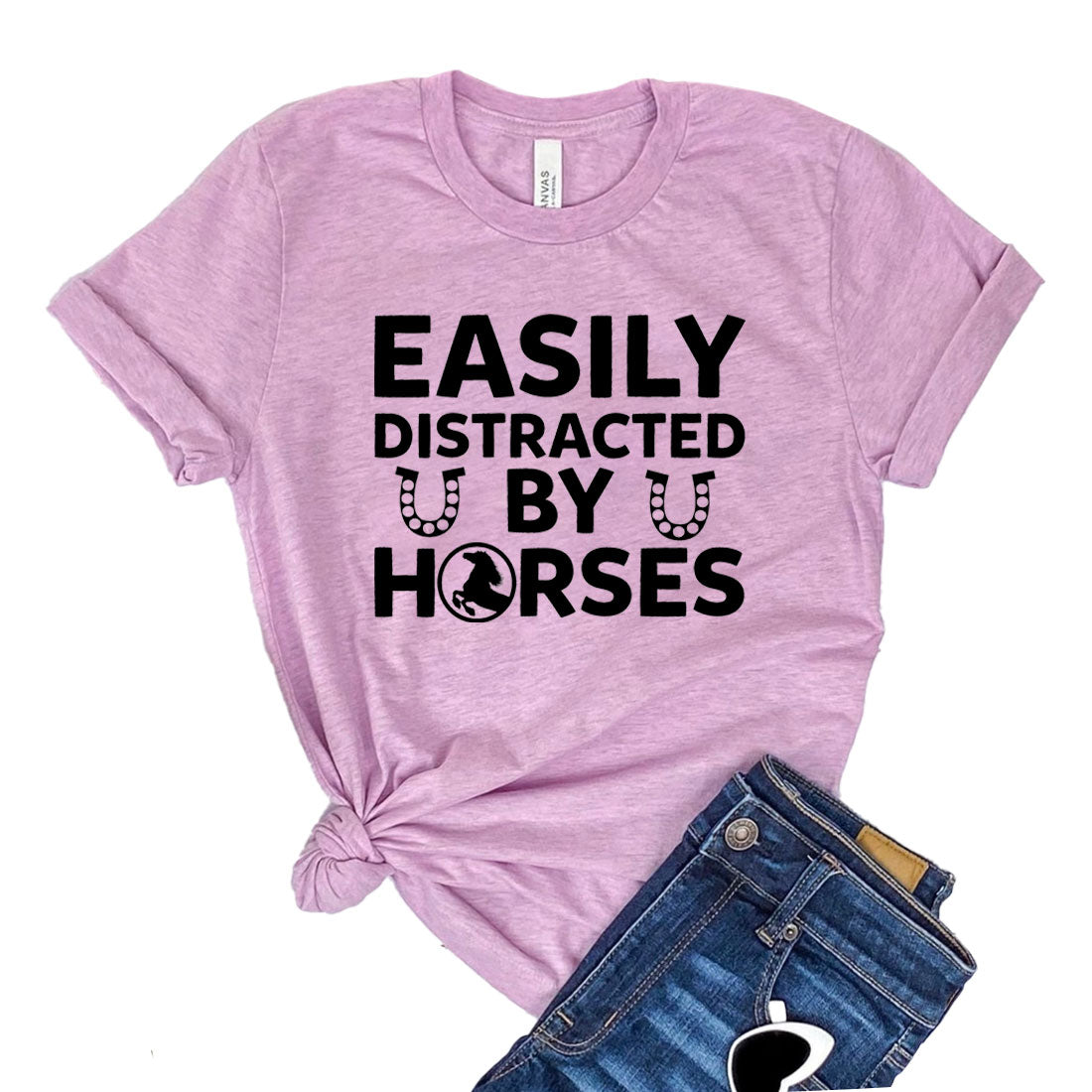 Easily Distracted By Horses Shirt