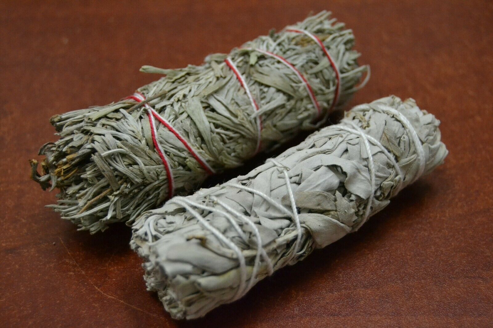 2 Pcs White & Desert Sage Bundle Smudge Incense 4 1/2" | Grey Aphrodite