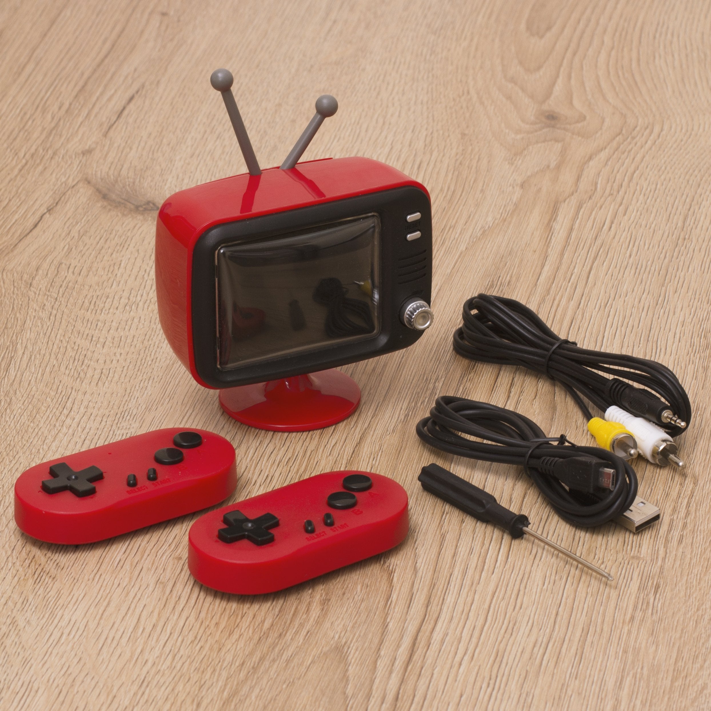 Retro Mini TV Handheld Console, 300 8-Bit Games; TV Compatible