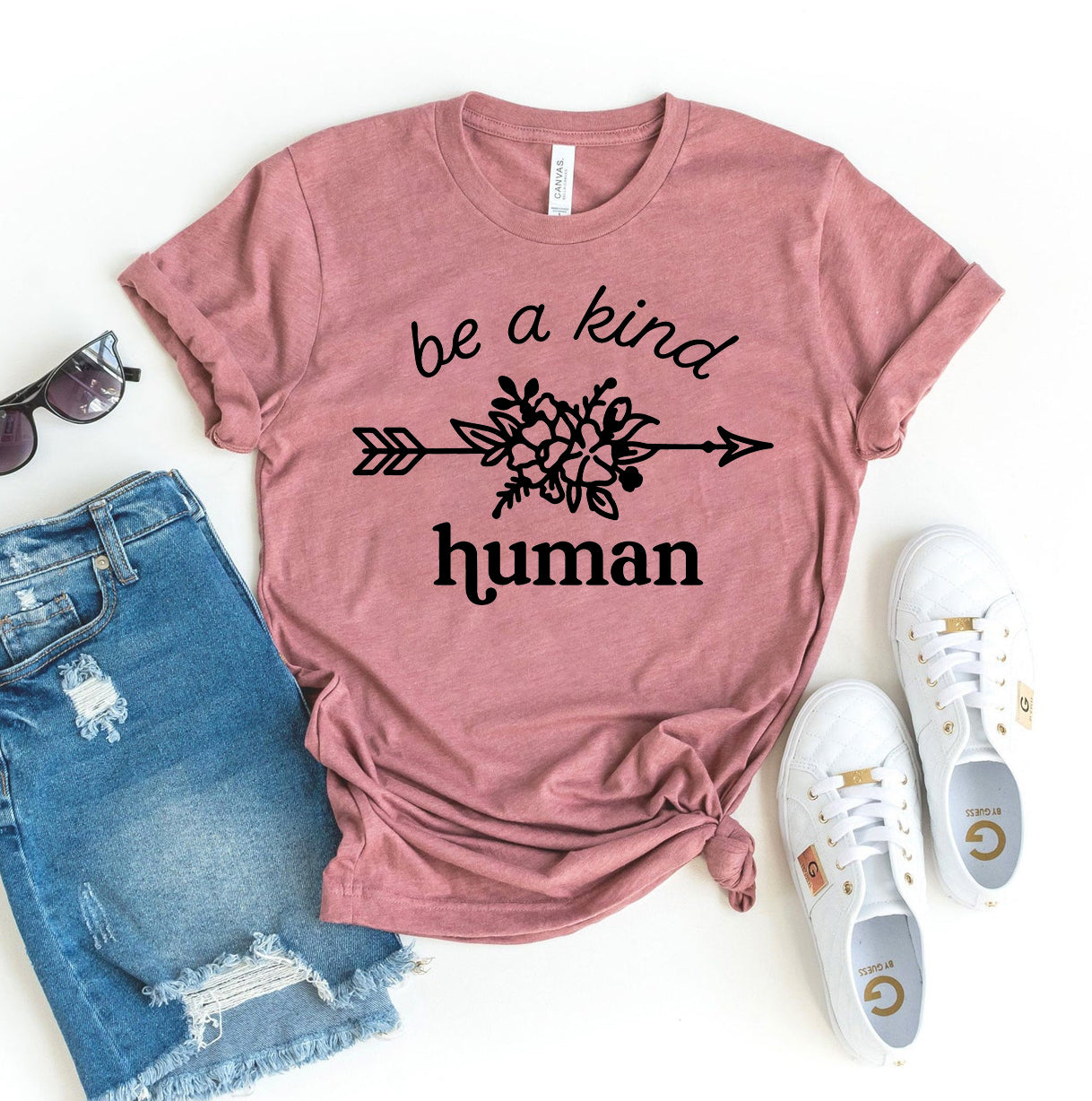 Be A Kind Human T-shirt | Agate