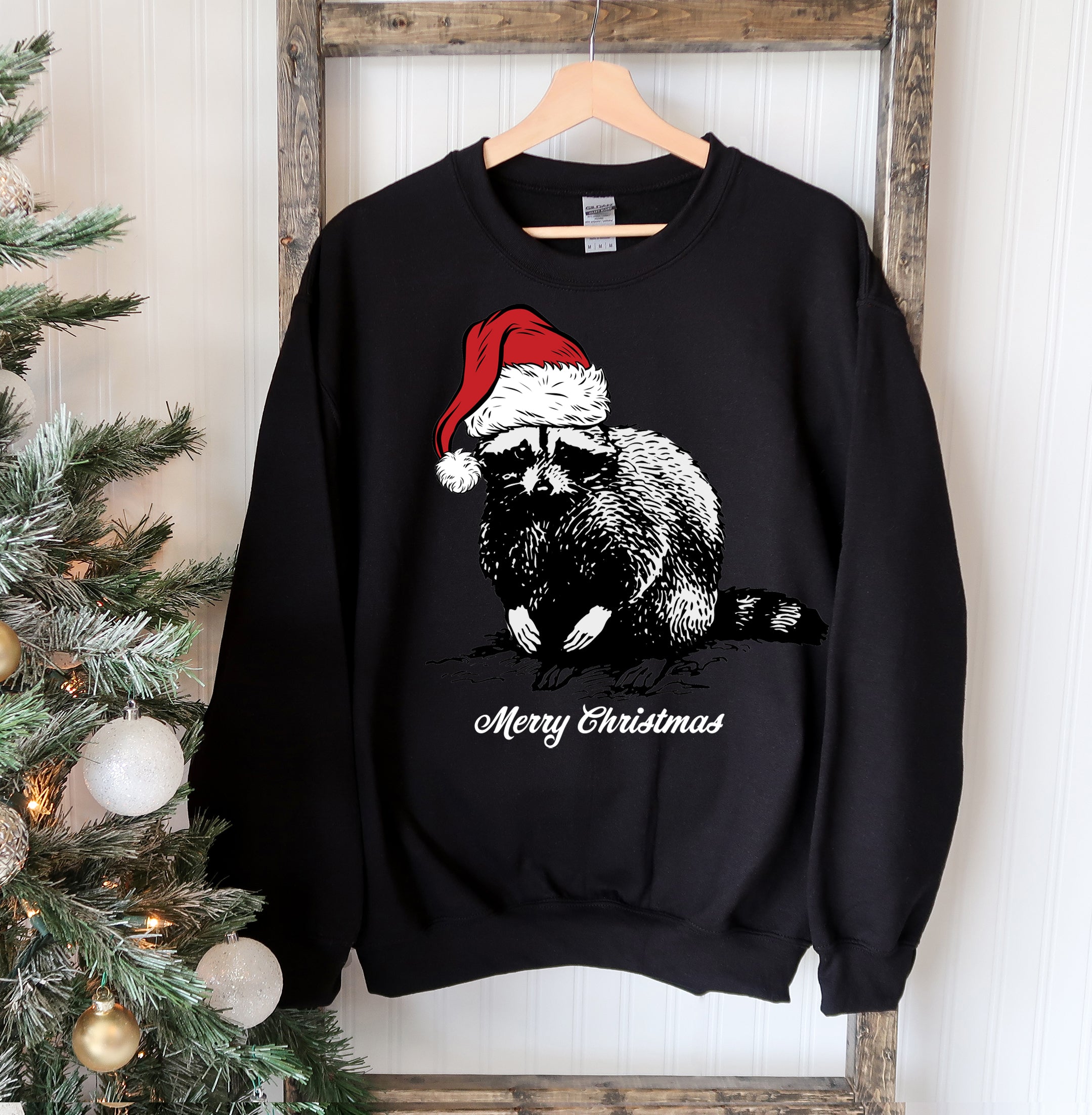 Racoon Christmas Sweatshirt