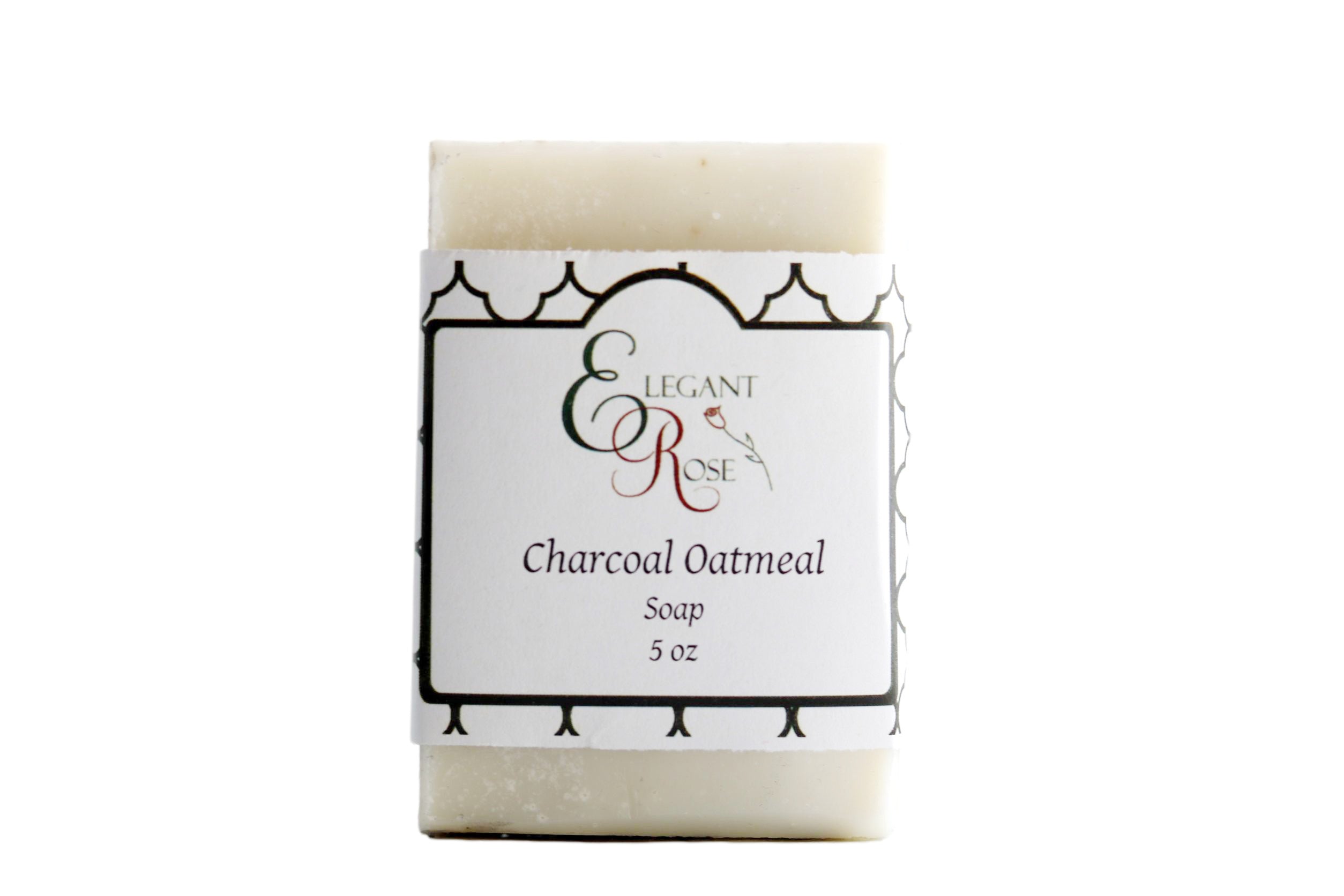 Charcoal Oatmeal Soap - Natural Soap Bar | Maroon Oliver