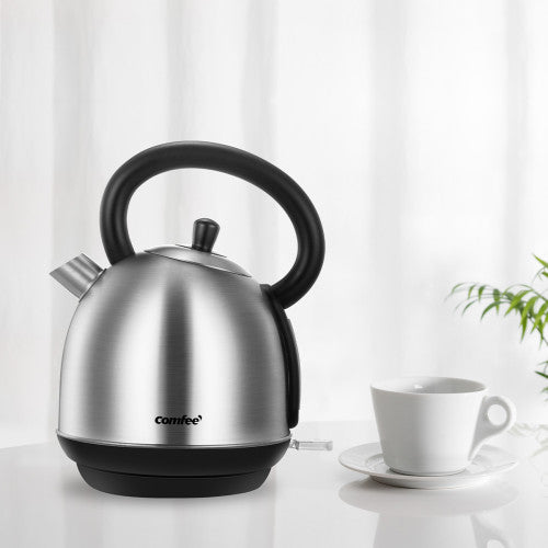 Stainless Steel Inner Pot and Lid Electric Kettle with Water Filter | Teal Simba