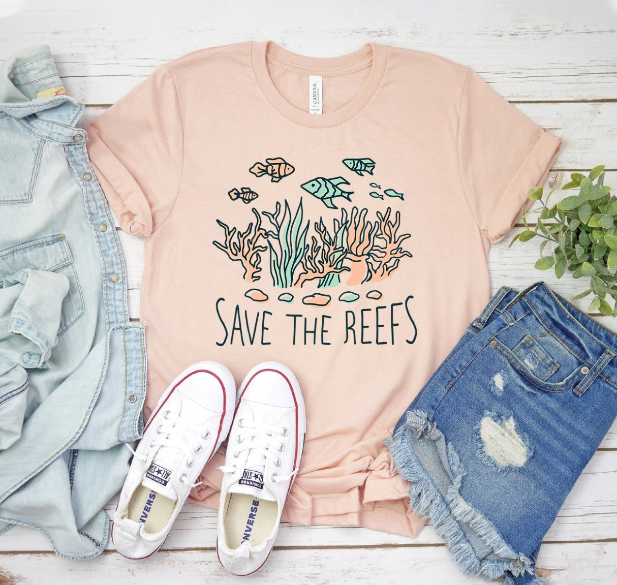 Save The Reefs Shirt | Agate