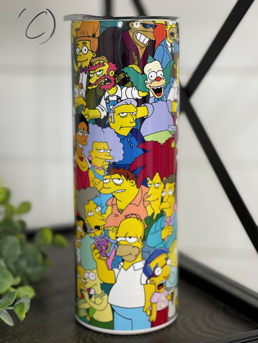 The Simpsons 20oz Skinny Tumbler