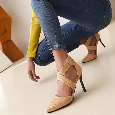 New fashionable Cross Stiletto Ladies Sandals