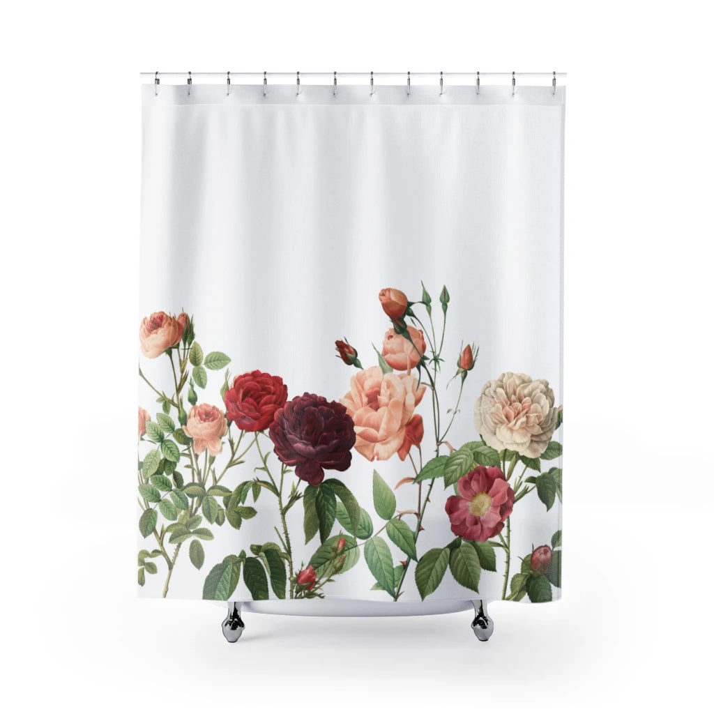 Rose Garden Shower Curtains Home Decor | Yellow Pandora