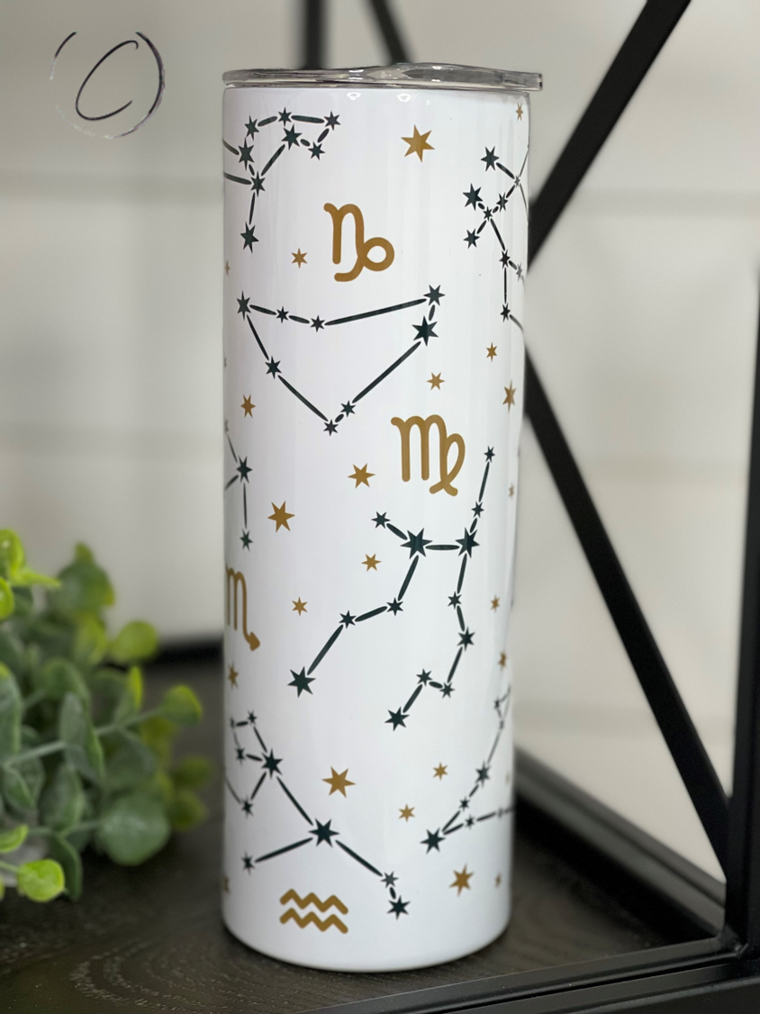 Zodiac 20oz Skinny Tumbler