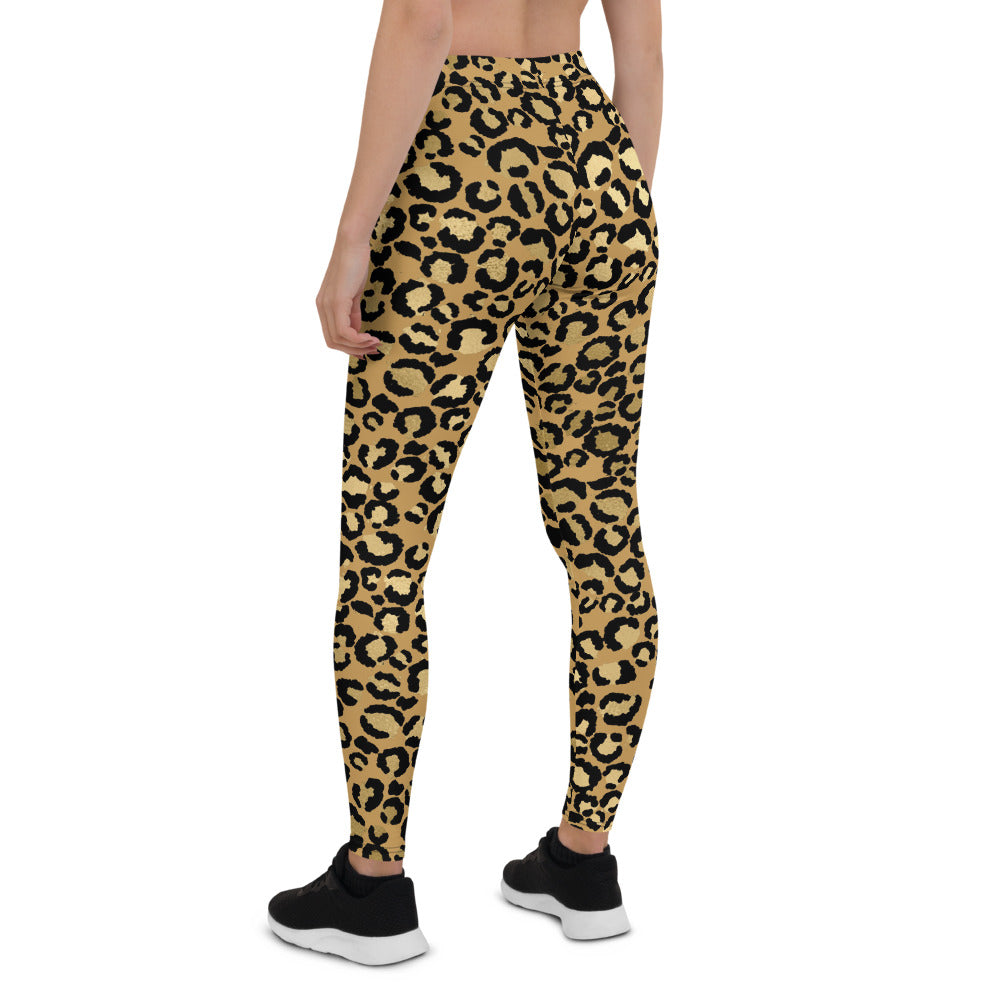 Leopard Print Leggings Seamless