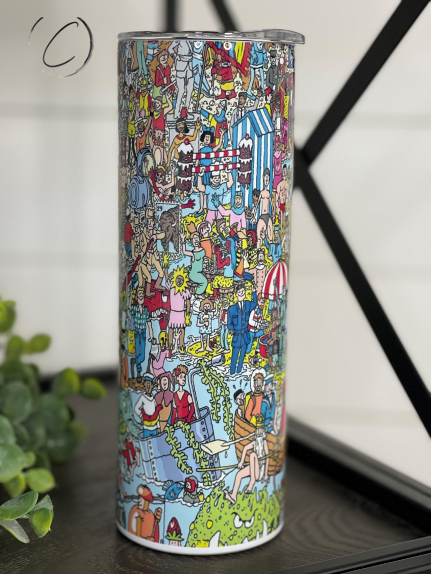 Where's Waldo 20oz Skinny Tumbler