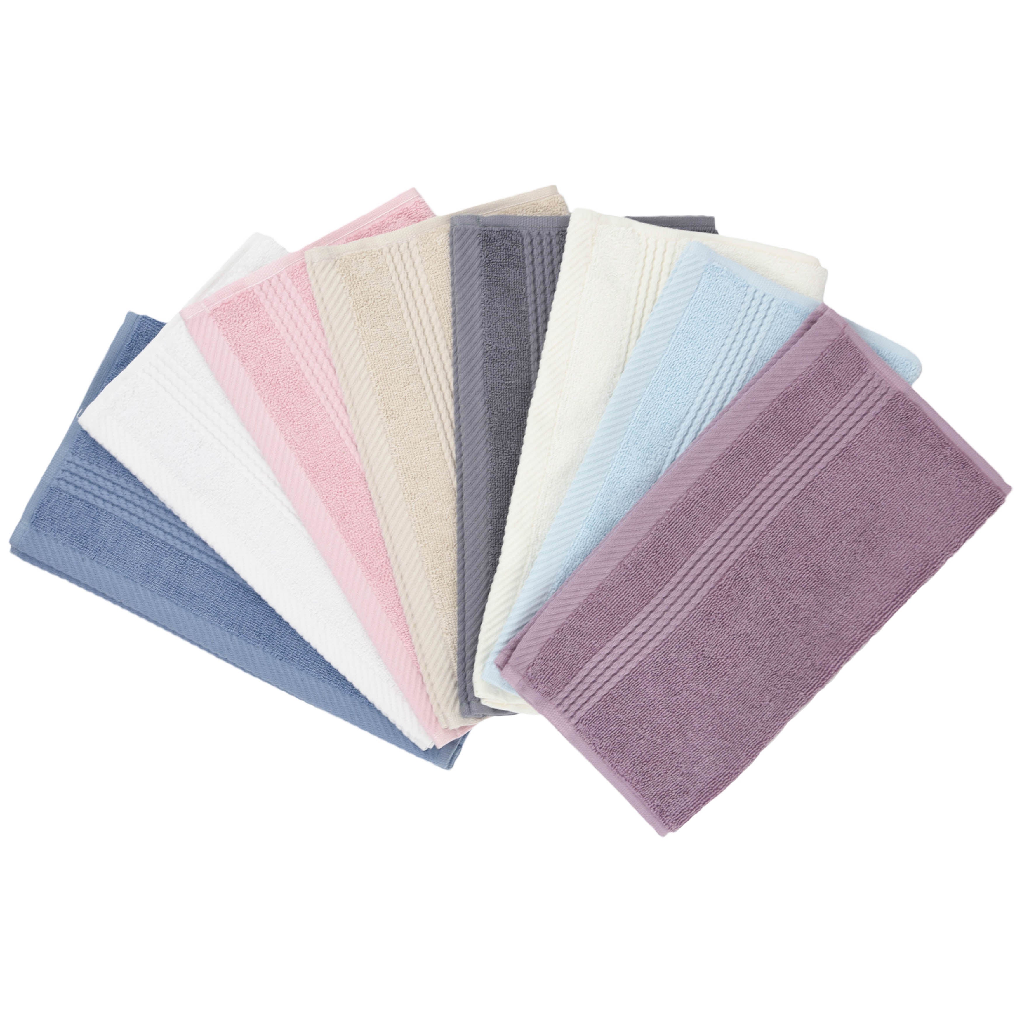 Lara Turkish Cotton Washcloth Towel by East'N Blue - Size: Washcloth