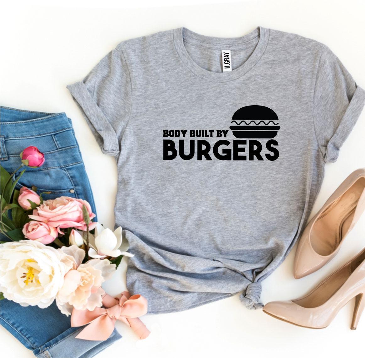 Body Built By Burgers T-shirt | Agate