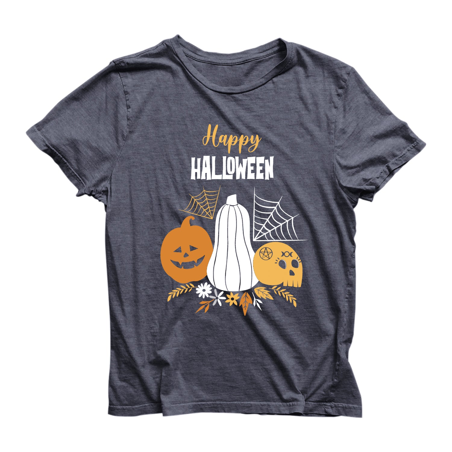 Eco Friendly Recycled Happy Halloween Unisex T-Shirt