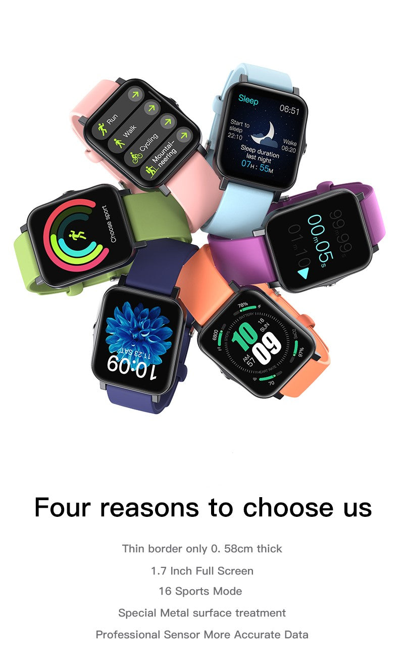 High Quality Waterproof Full Touch Screen Sport Bluetooth SmartWatch