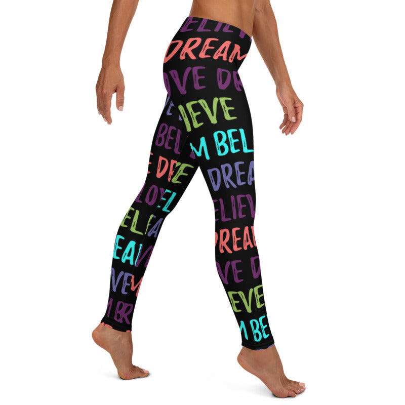 Love, Dream, Believe leggings, Capris and Shorts