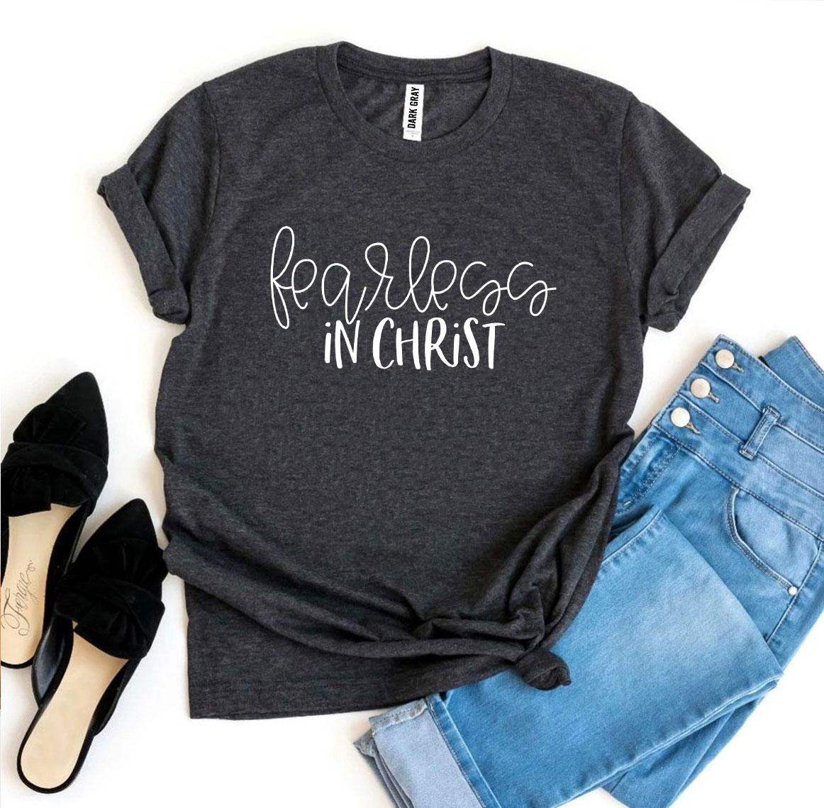 Fearless In Christ T-shirt | Agate