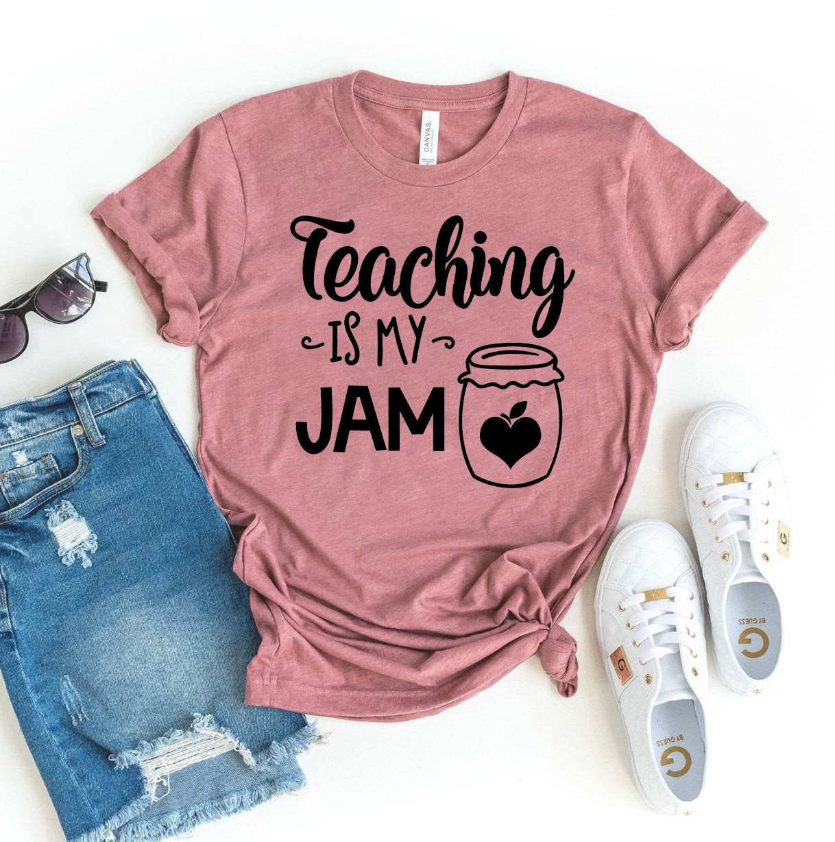 Teaching Is My Jam T-shirt | Agate