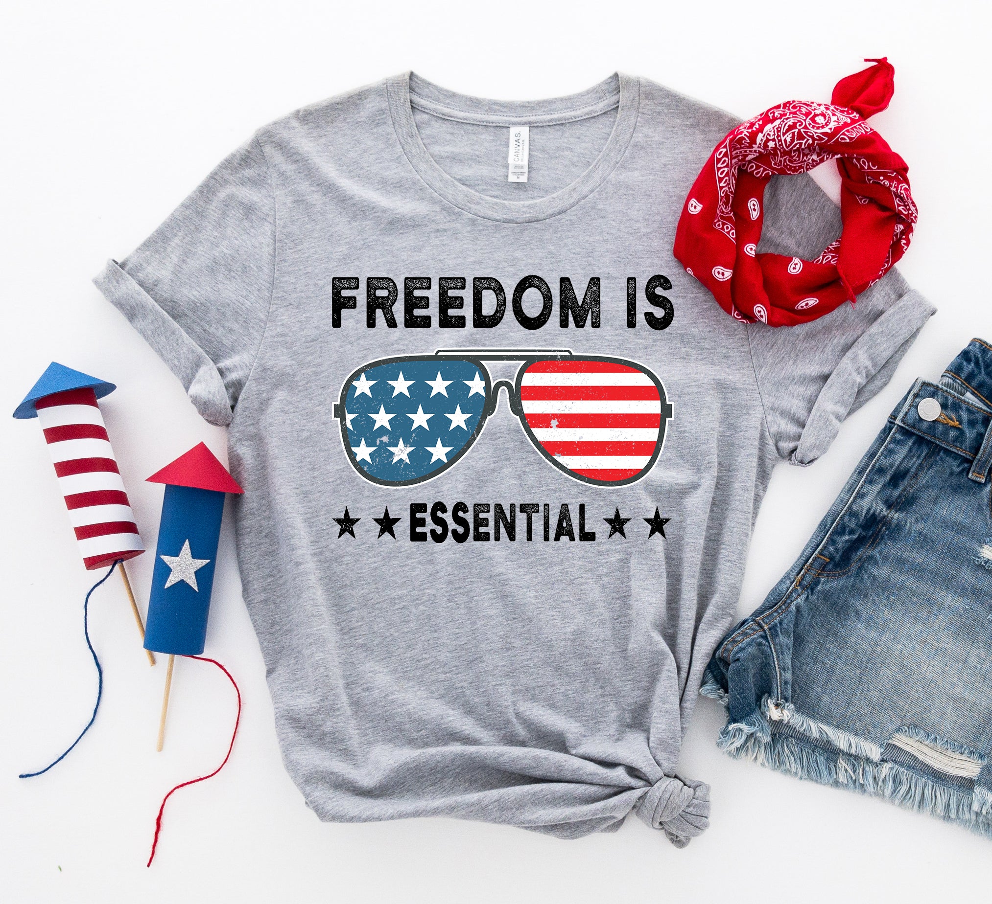 Freedom is essential T-shirt | Agate