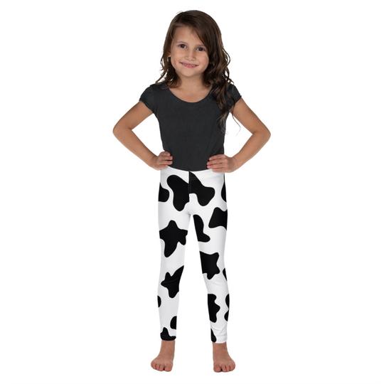 Kids Cow Print Leggings