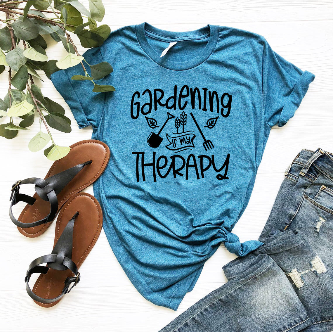 Gardening Is My Therapy Shirt