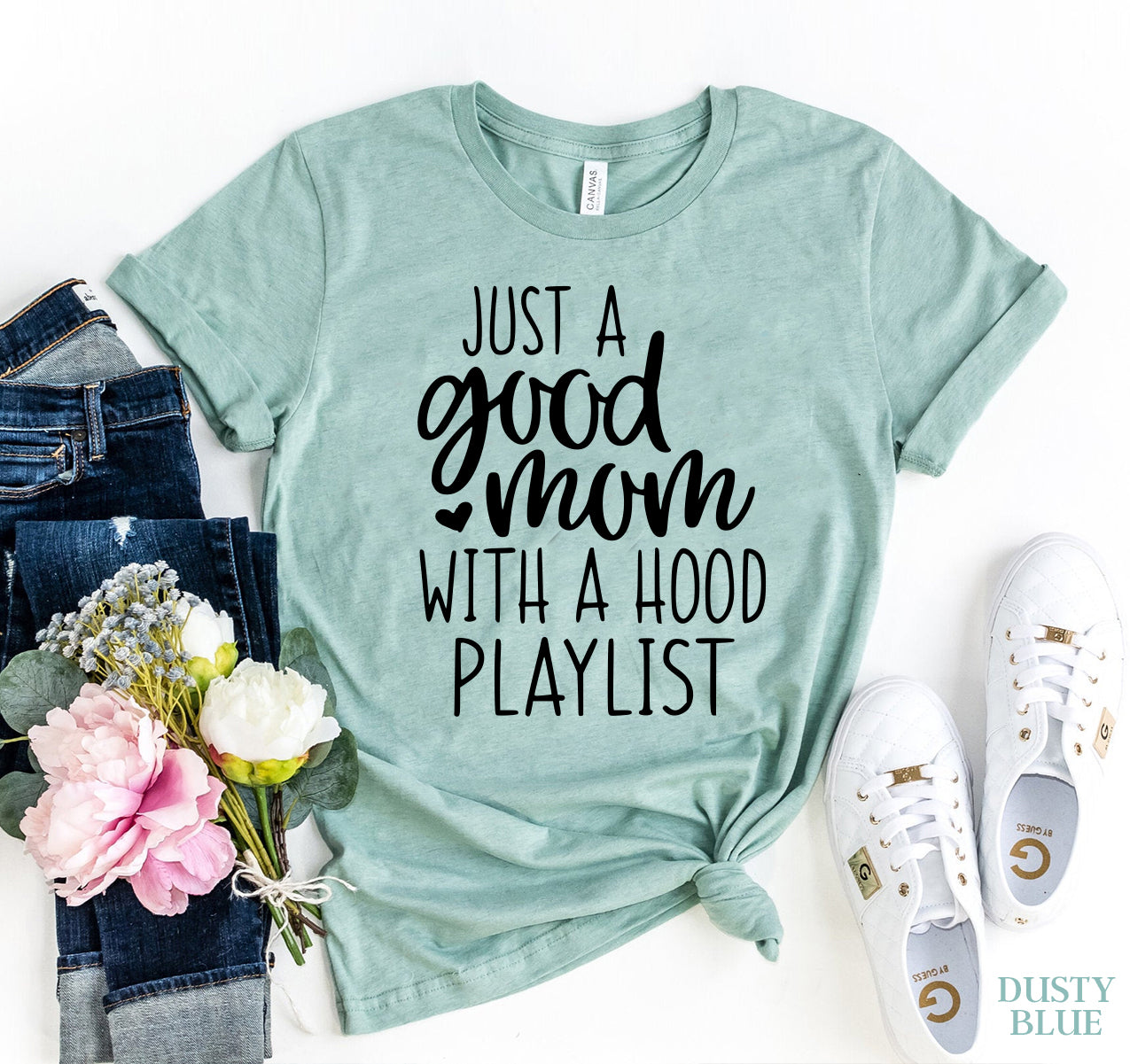 Just A Good Mom T-shirt | Agate