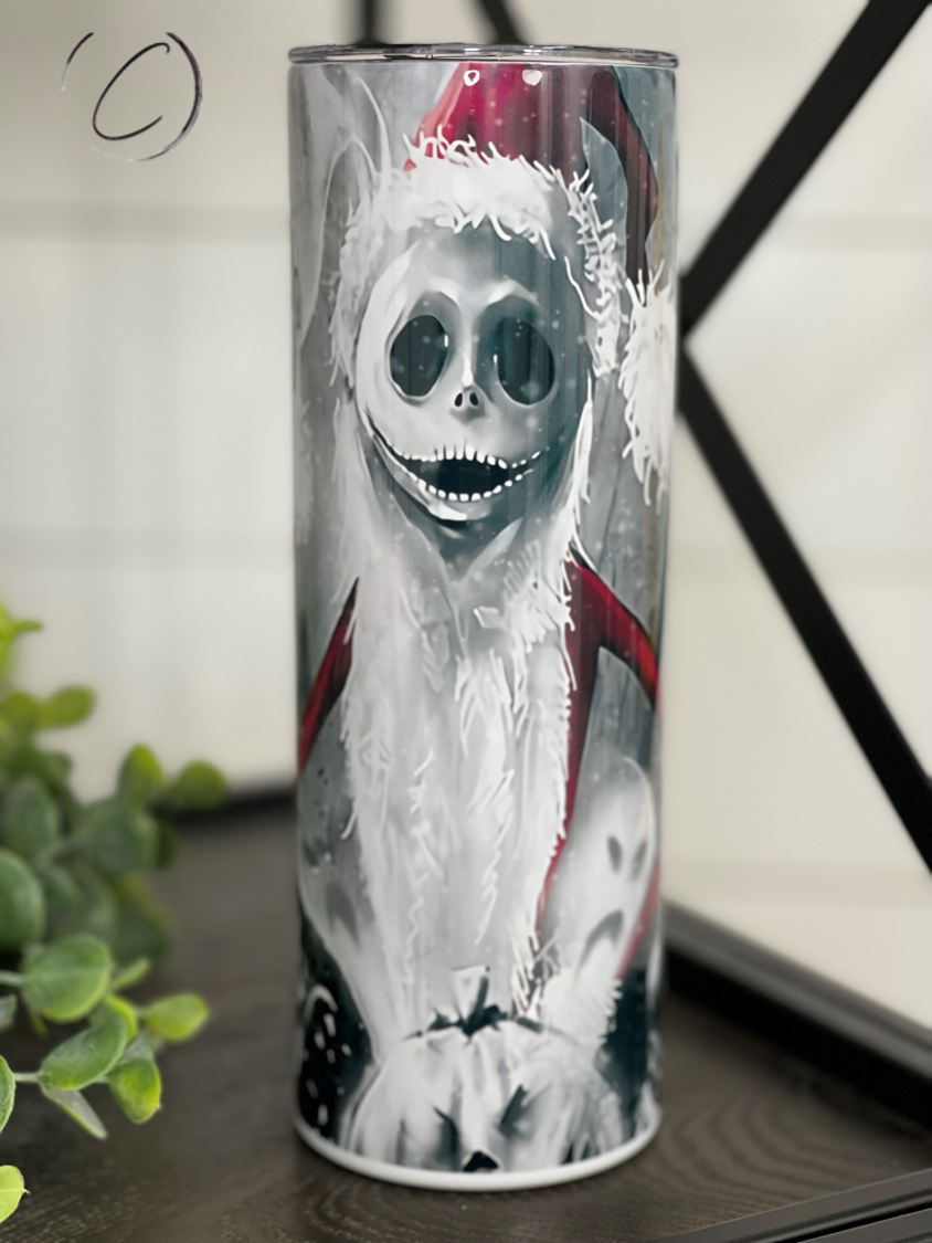 Sandy Claws 20oz Skinny Tumbler