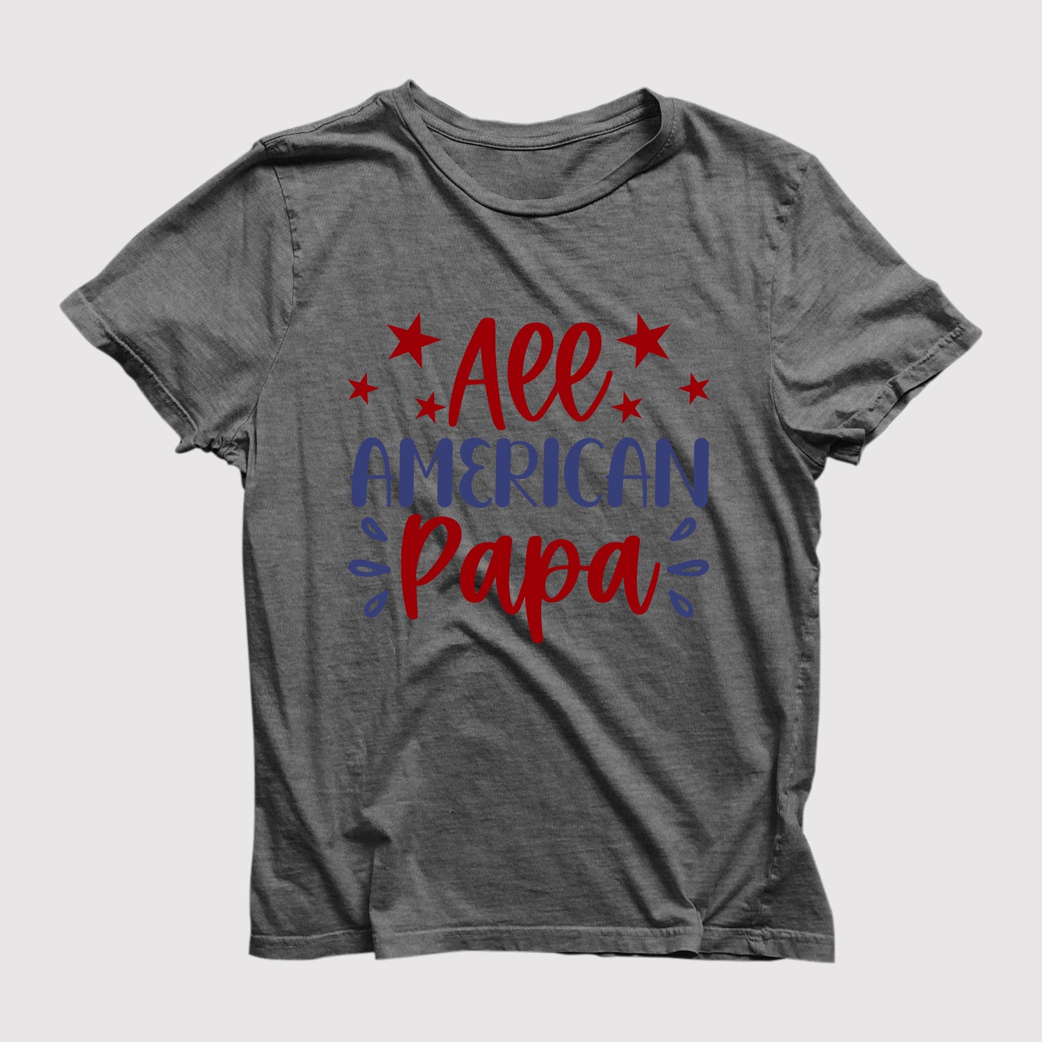 4th of July All American Papa Eco Friendly T-Shirt