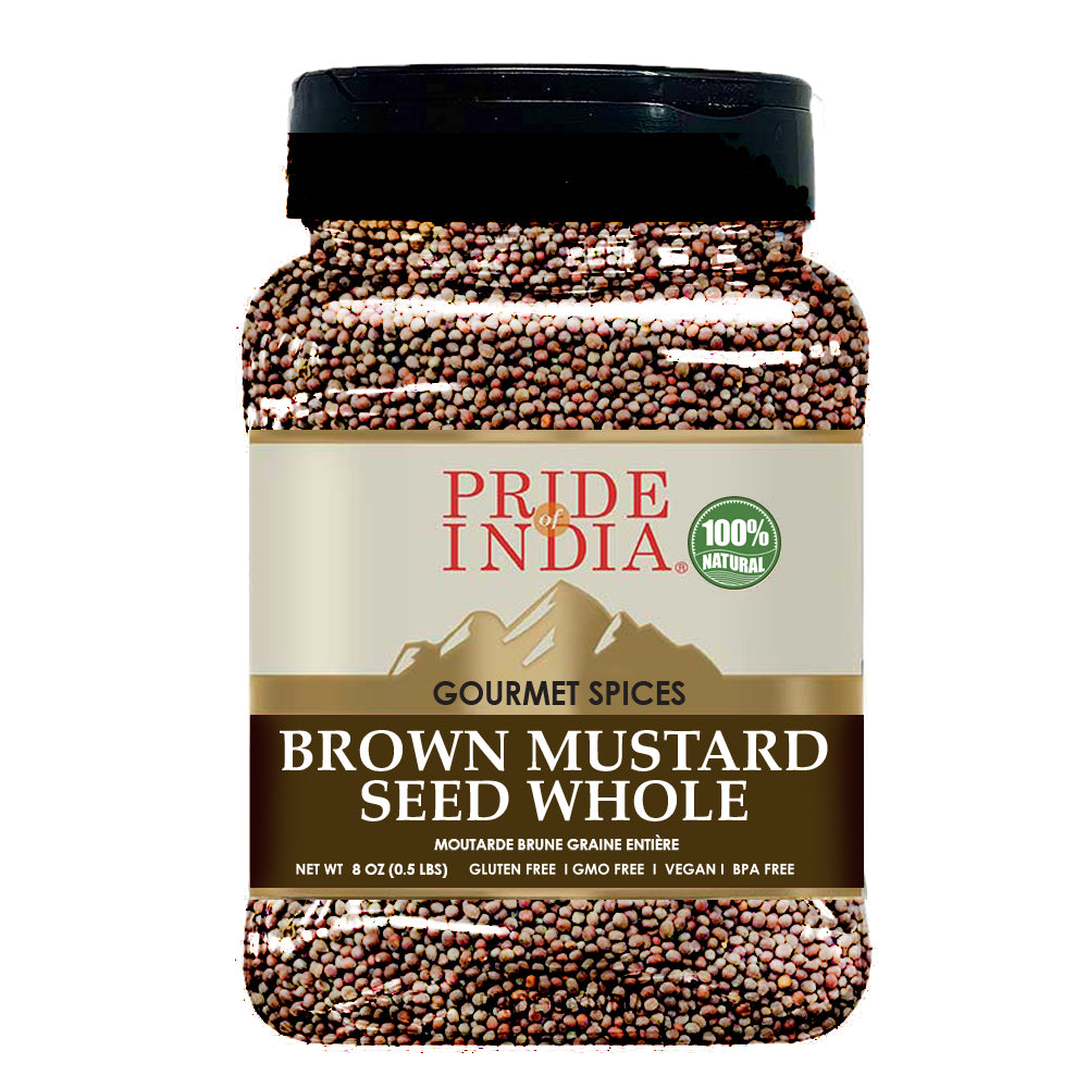 Brown Mustard Seed Whole - 8 oz